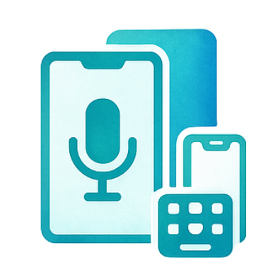 Mobile phone recording glyph